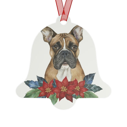 Boxer Double-Sided Metal Bell Ornament: Celebrate the Spirited Heart of the Boxer