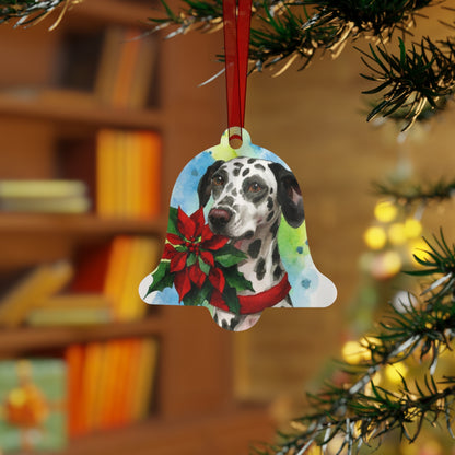 Dalmatian Double-Sided Metal Bell Ornament: Celebrate the Elegance and Spirit