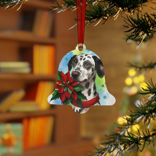 Dalmatian Double-Sided Metal Bell Ornament: Celebrate the Elegance and Spirit