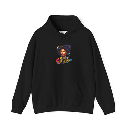 Bold in Black Hoodie - Empowering Design