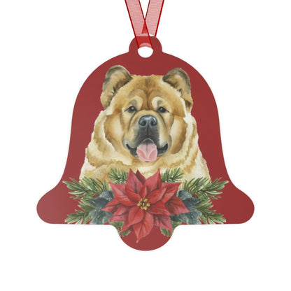 Chow Chow Metal Bell-Shaped Ornament: Celebrate the Grace and Elegance