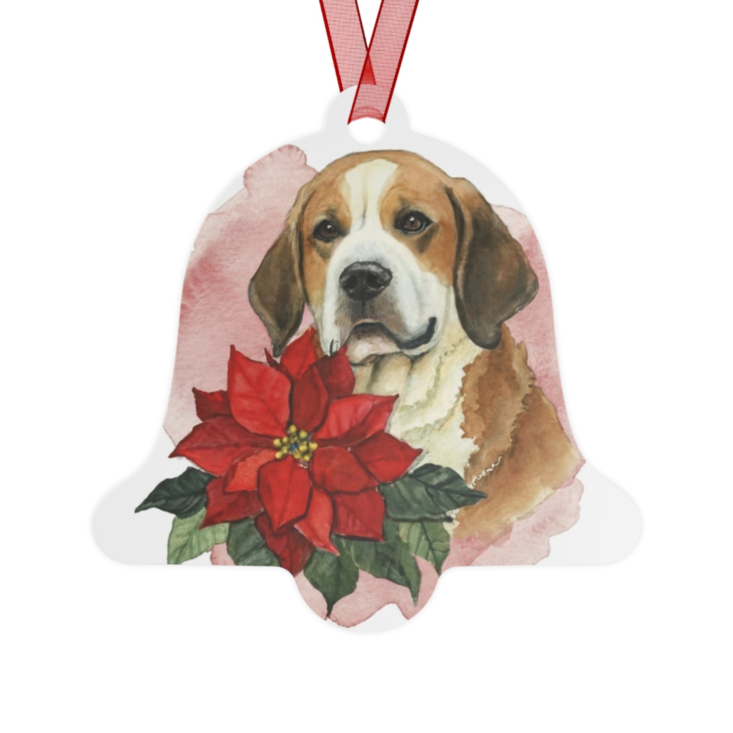 St. Bernard Metal Bell-Shaped Ornament: A Heartwarming Holiday Tribute