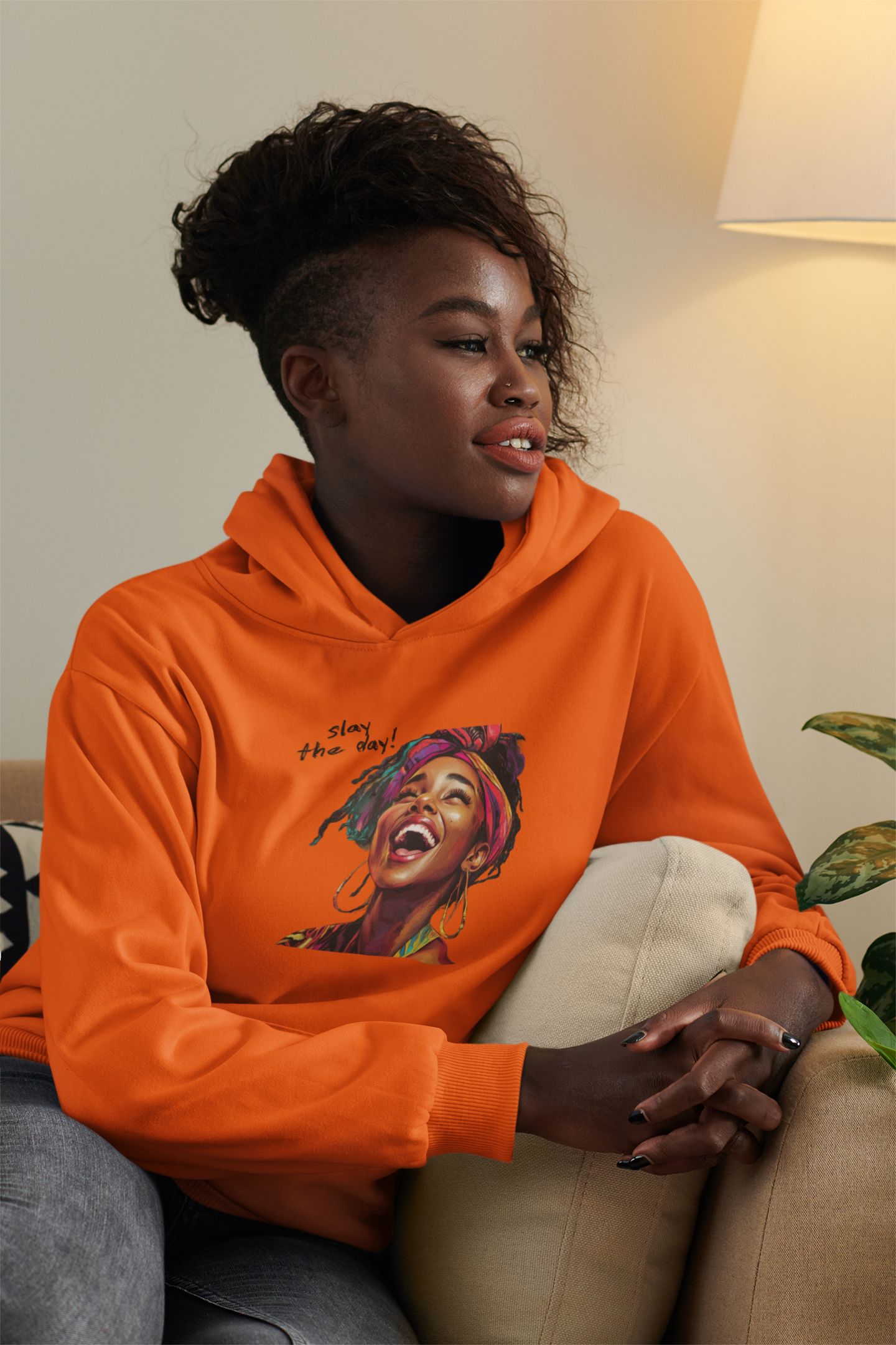 Slay the Day Hooded Sweatshirt - Celebrate Life and Culture