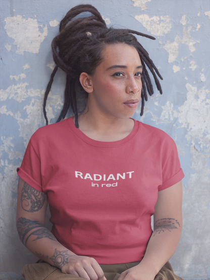 Radiant in Red Jersey Short Sleeve Tee