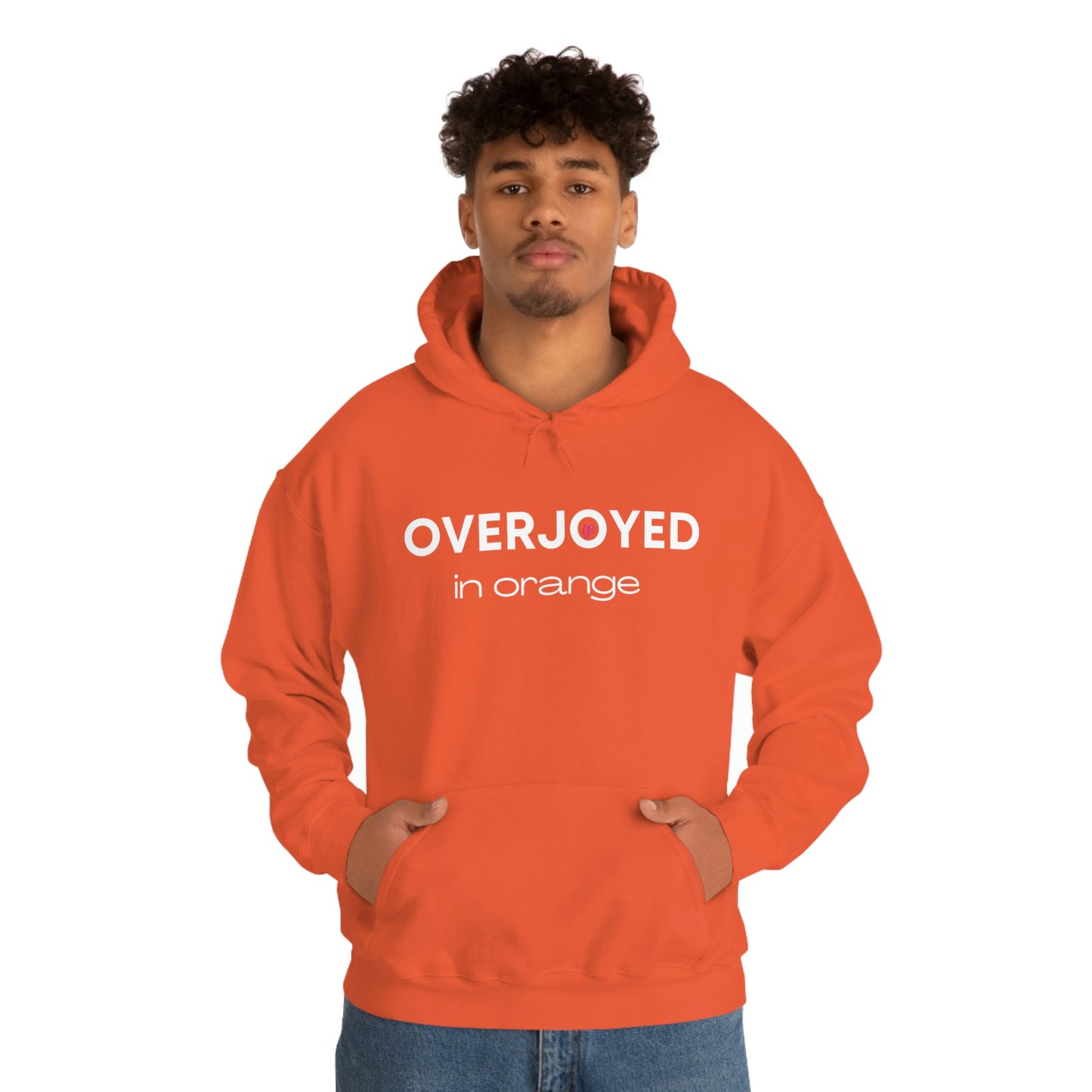 Overjoyed in Orange Hoodie