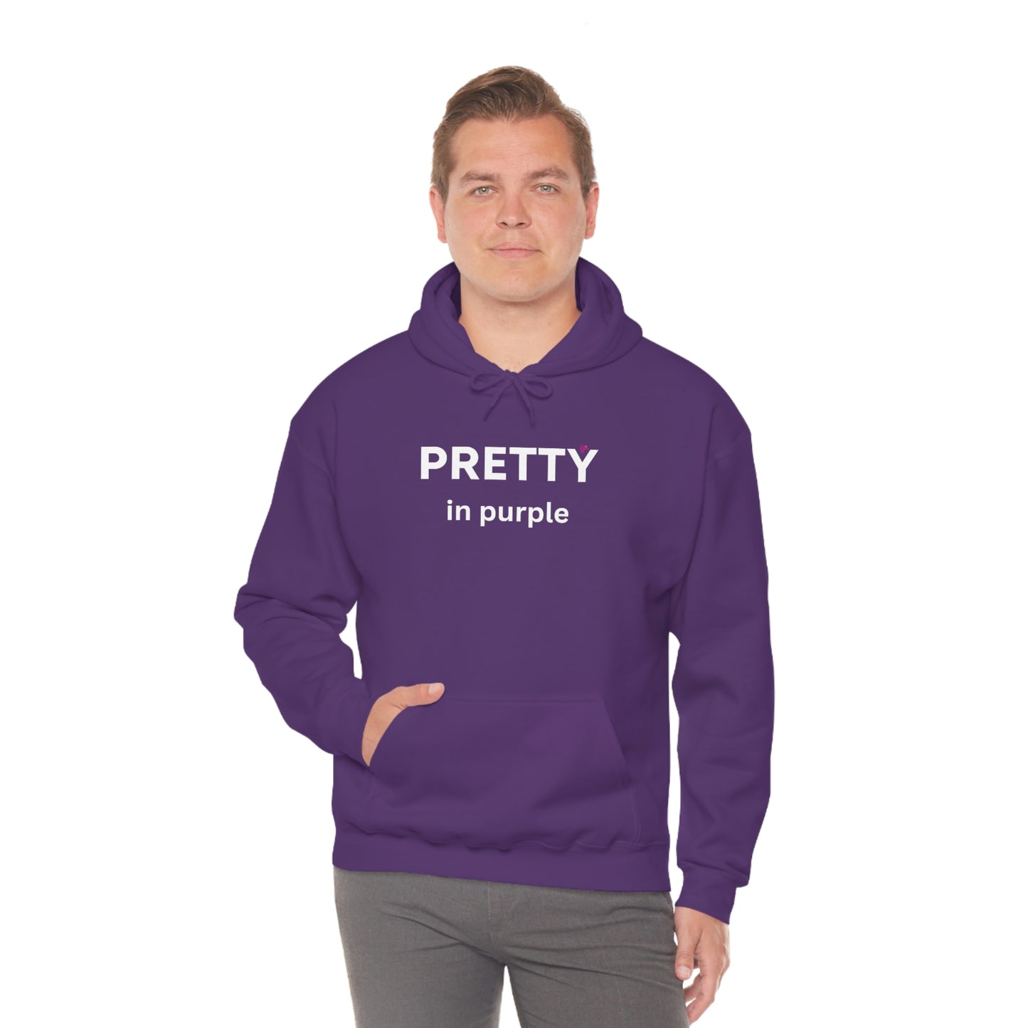 Pretty in Purple Hooded Sweatshirt