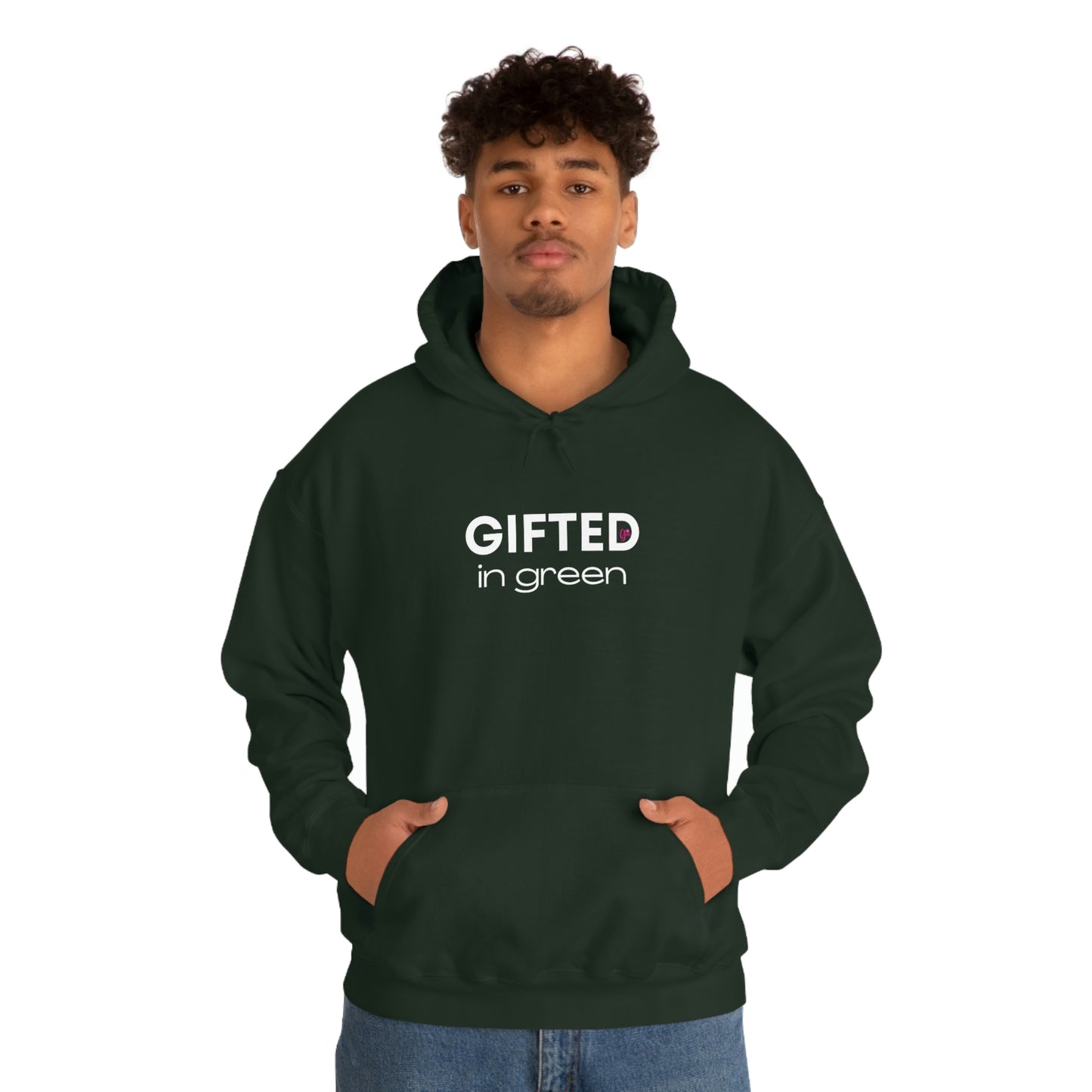 Gifted in Green Hoodie