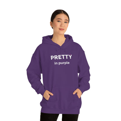 Pretty in Purple Hooded Sweatshirt