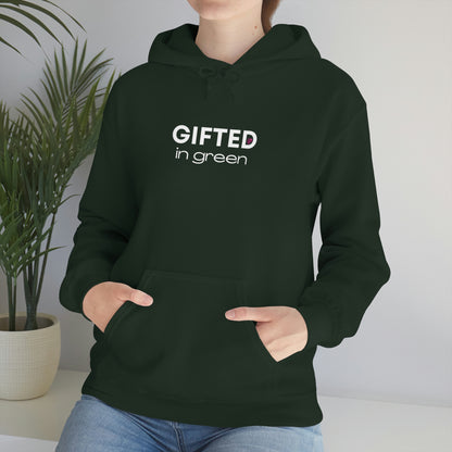 Gifted in Green Hoodie