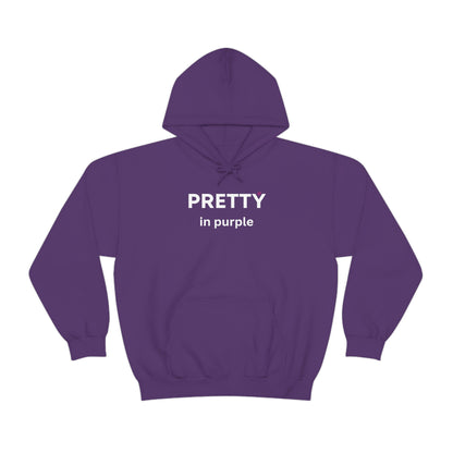 Pretty in Purple Hooded Sweatshirt