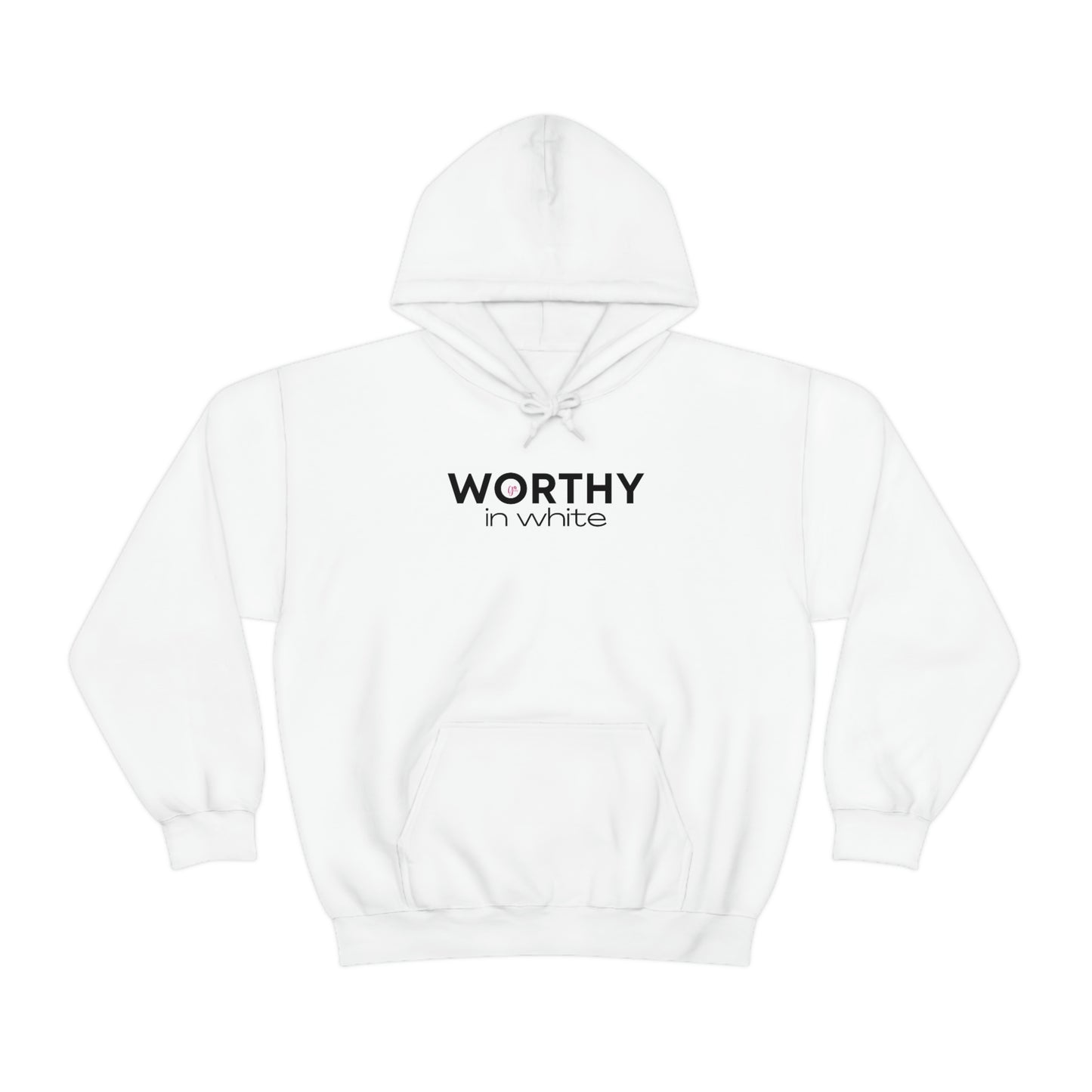 Worthy in White Hoodie