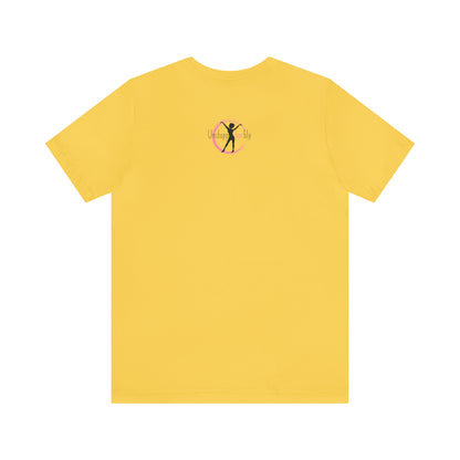 Young at Heart in Yellow Jersey Short Sleeve Tee