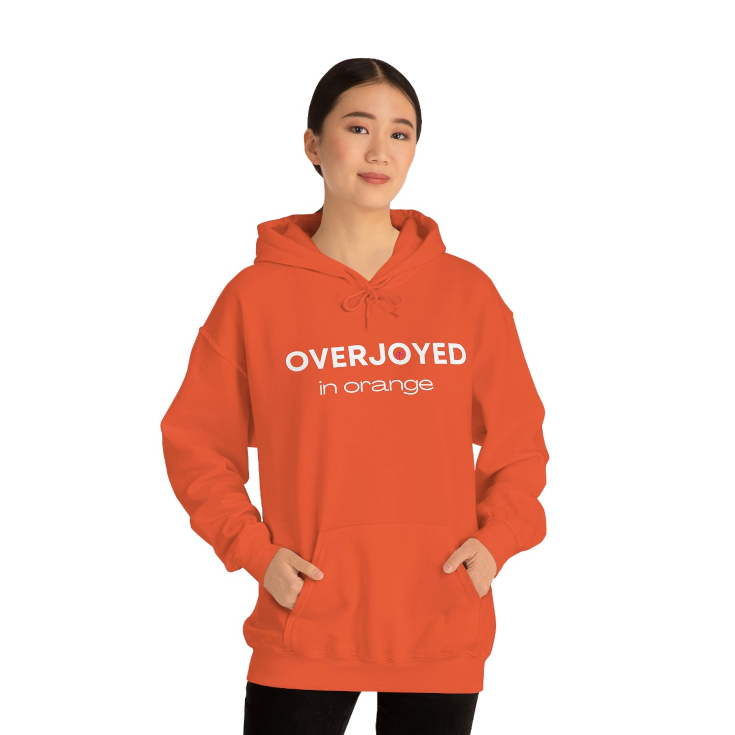 Overjoyed in Orange Hoodie