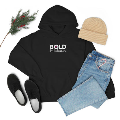 Bold in Black Hoodie