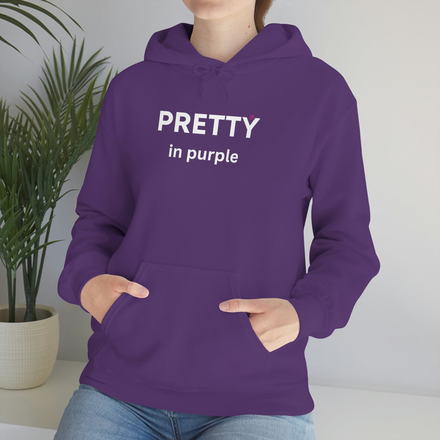 Pretty in Purple Hooded Sweatshirt