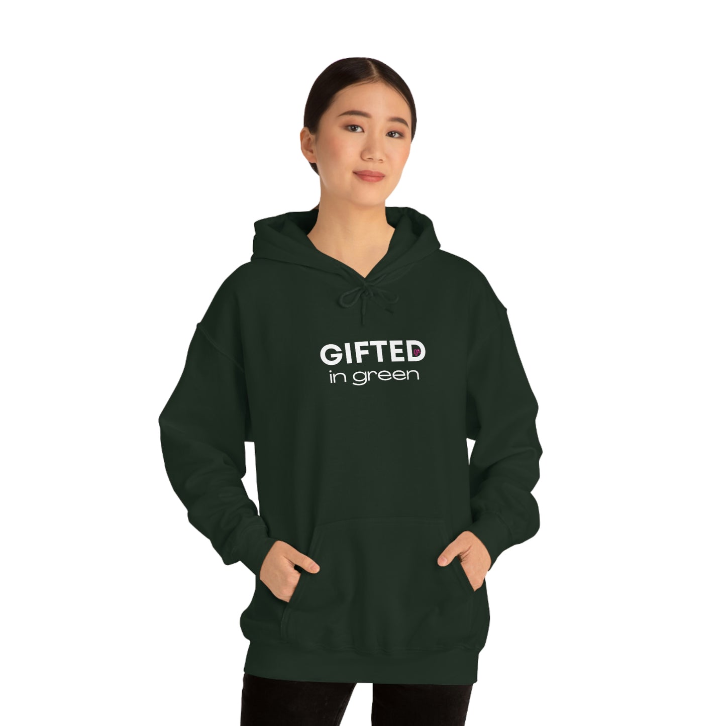 Gifted in Green Hoodie