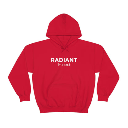 Radiant in Red Hoodie