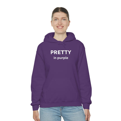 Pretty in Purple Hooded Sweatshirt